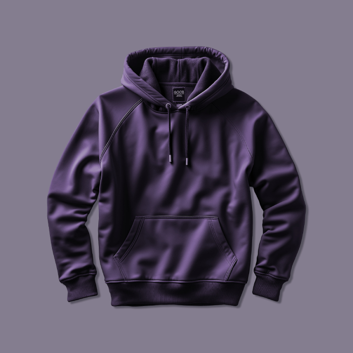 purple hoodie