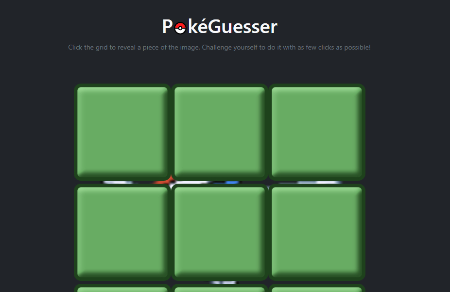 Pokemon Guesser Page